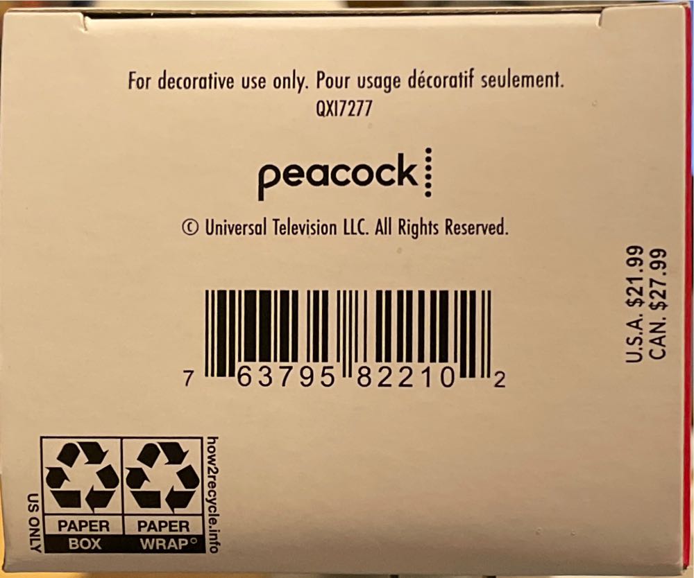 Ron Swanson - Keepsake (Parks and Recreation) ornament collectible [Barcode 763795822102] - Main Image 3
