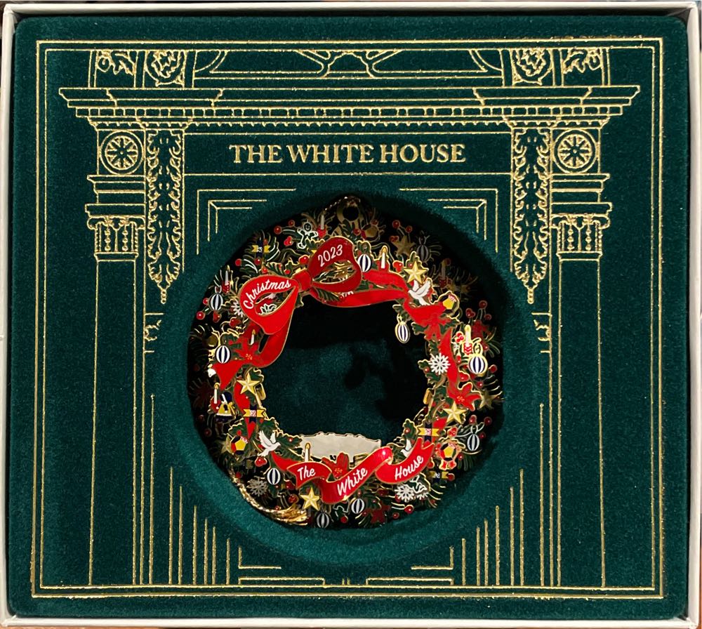 White House - 2023 - Gerald Ford - White House Christmas Ornament (Gerald Ford) ornament collectible [Barcode 634228658448] - Main Image 4