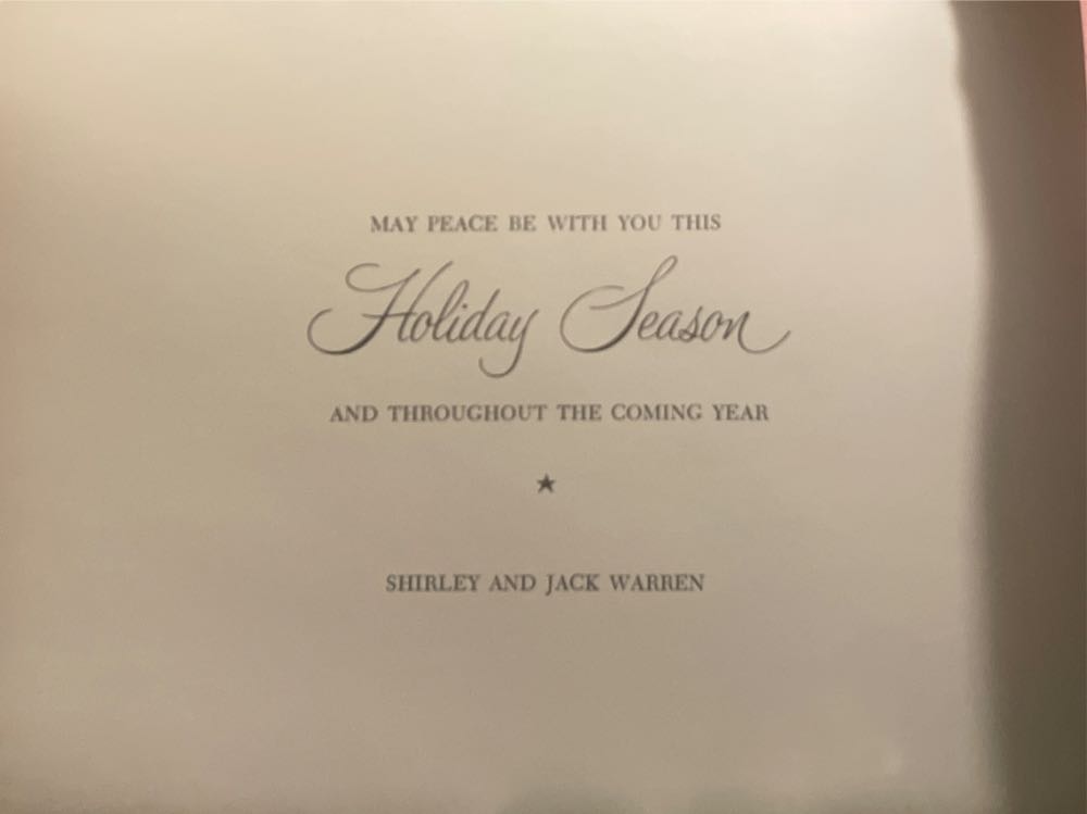 Century - Christmas - Map - “Peace On Earth” - Single Fold (Greeting Card) ornament collectible - Main Image 2