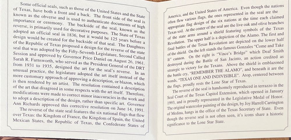 Remember The Alamo-Texas One And Indivisible  (Historical) ornament collectible - Main Image 3