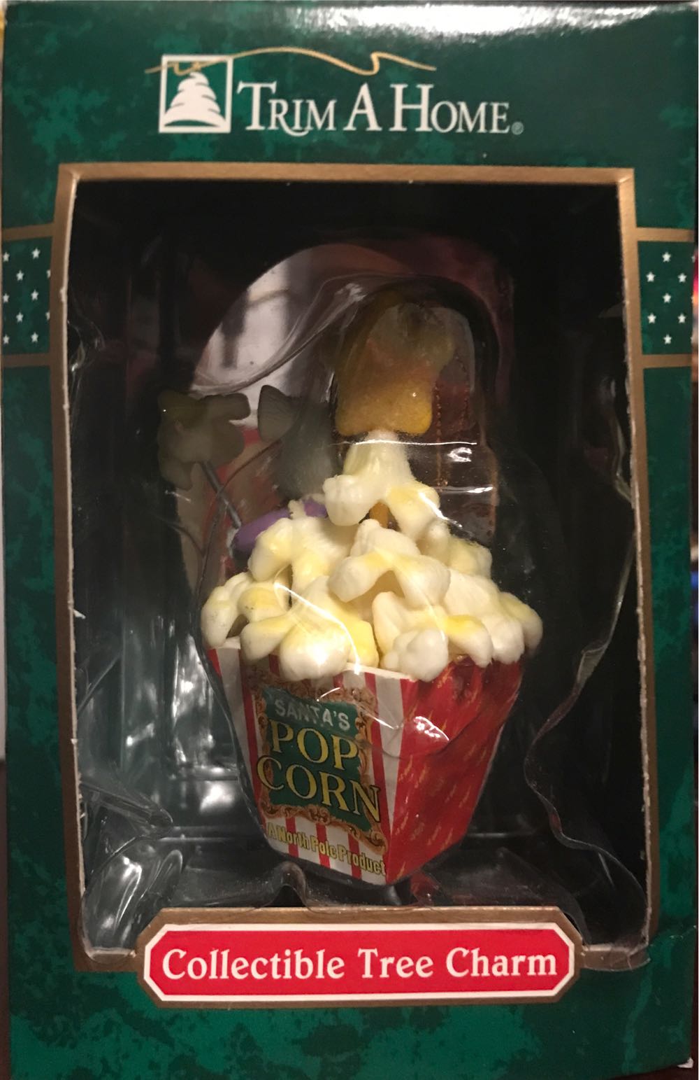 Trim A Home Mouse Popcorn Chain  ornament collectible - Main Image 2
