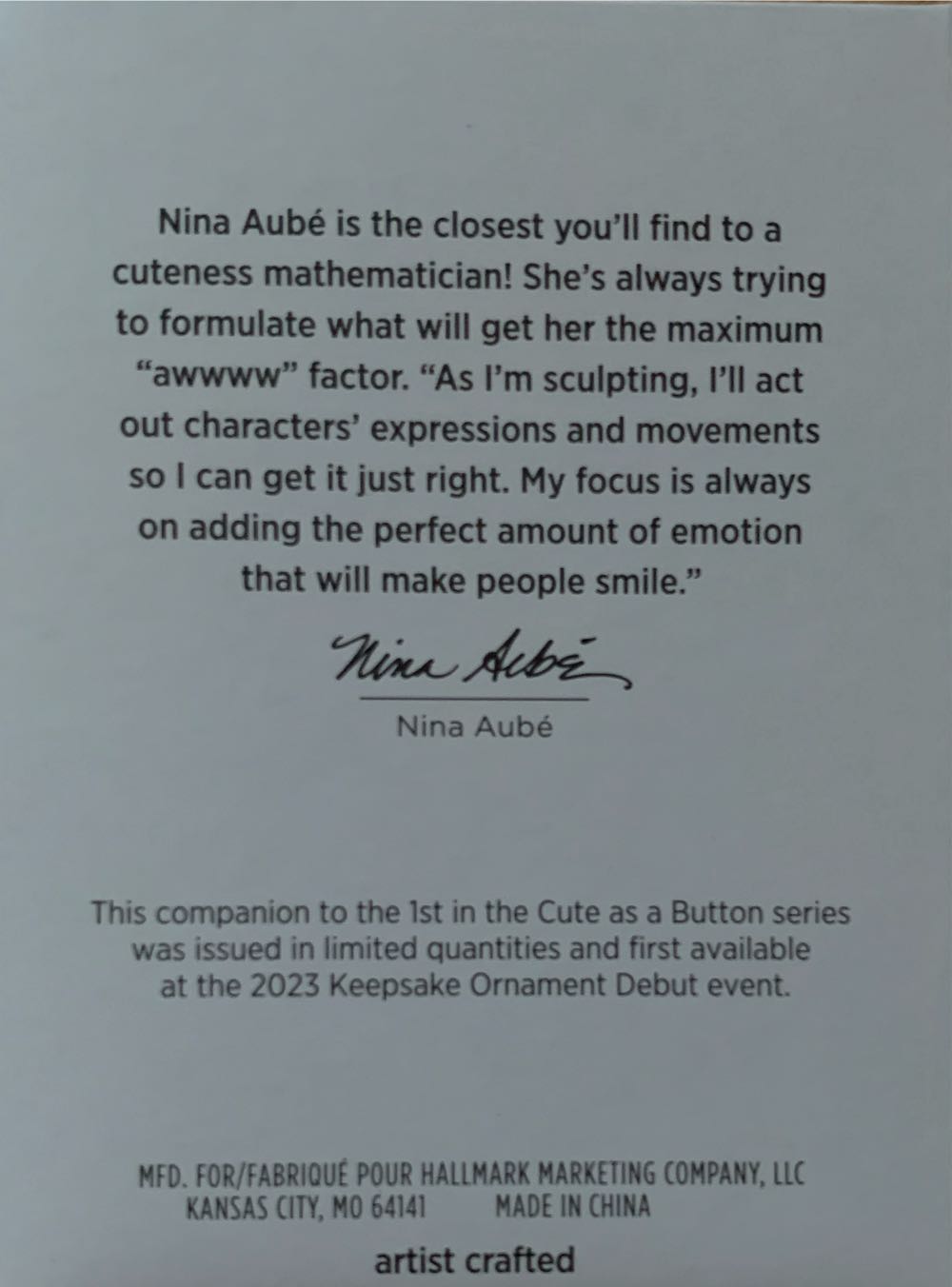 Cute as a Button Companion SE - Cute As A Button (Animals) ornament collectible [Barcode 763795824014] - Main Image 2