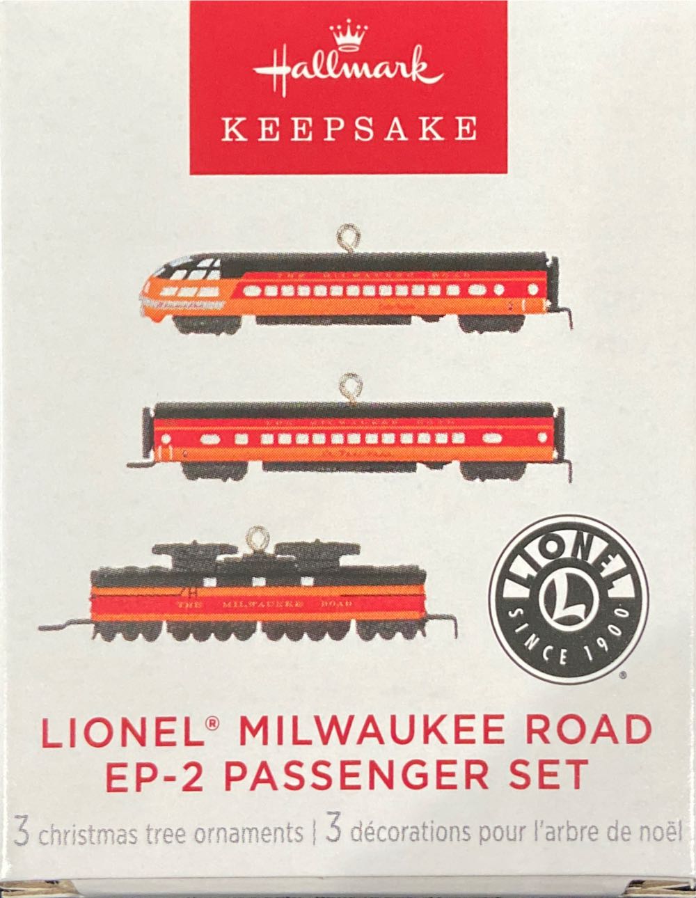 Lionel Milwaukee Road Ep-2 Passenger Set - Lionel Train Miniature (Lionel Miniature) ornament collectible [Barcode 763795812851] - Main Image 2