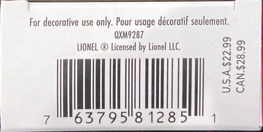 Lionel Milwaukee Road Ep-2 Passenger Set - Lionel Train Miniature (Lionel Miniature) ornament collectible [Barcode 763795812851] - Main Image 4