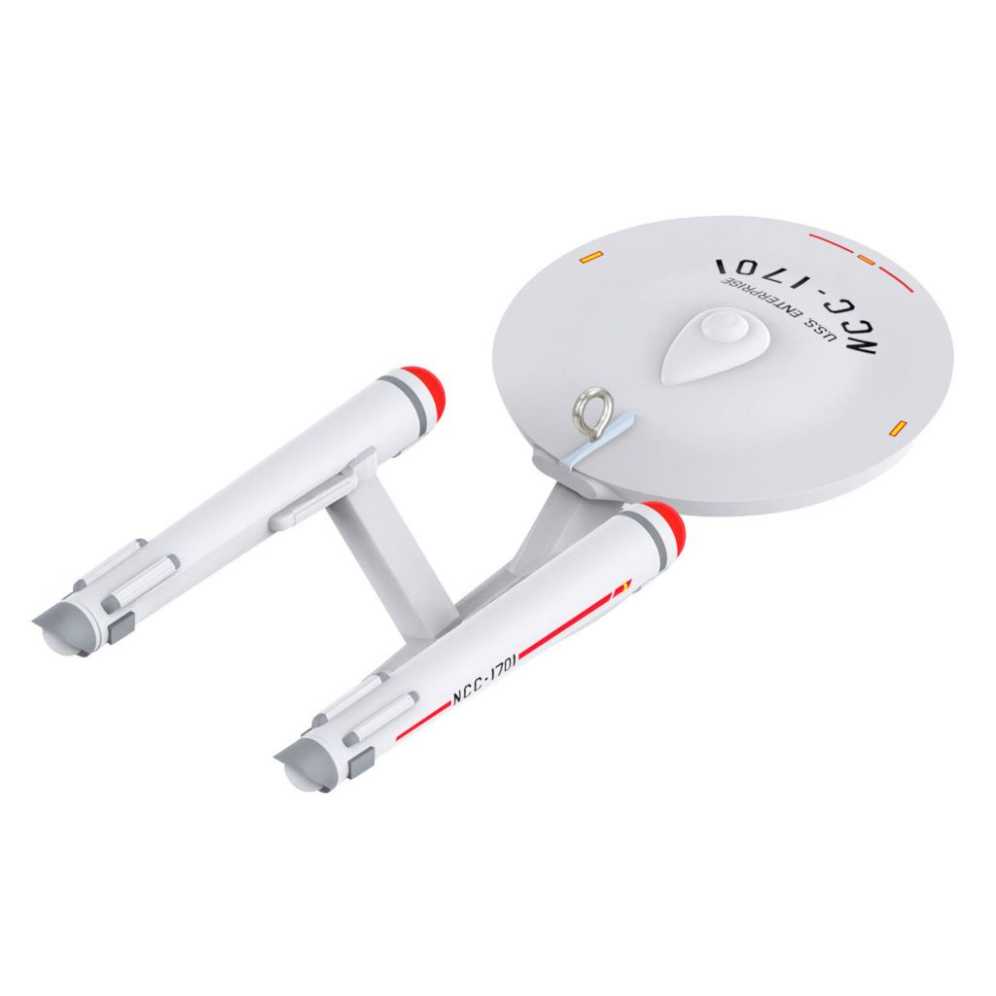 Mini U.S.S. Enterprise NCC-1701 - Star Trek (Keepsake Miniature) ornament collectible [Barcode 763795826636] - Main Image 2