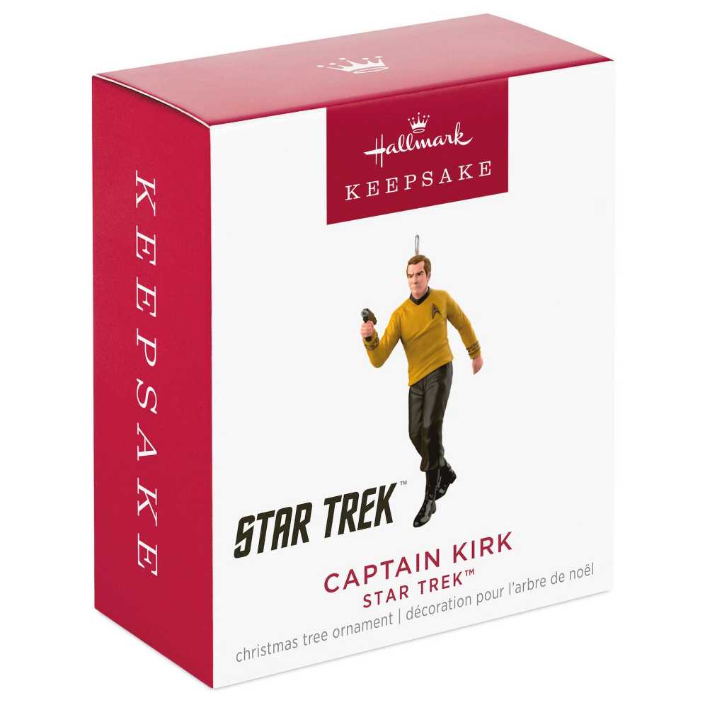 Star Trek:  CAPTAIN KIRK - Star Trek: The Original Series (Hanging Ornament: Miniature) ornament collectible [Barcode 763795826612] - Main Image 3