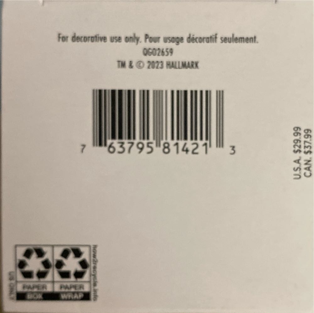 Season Of Hope - Keepsake Power Cord (Snowman) ornament collectible [Barcode 763795814213] - Main Image 4