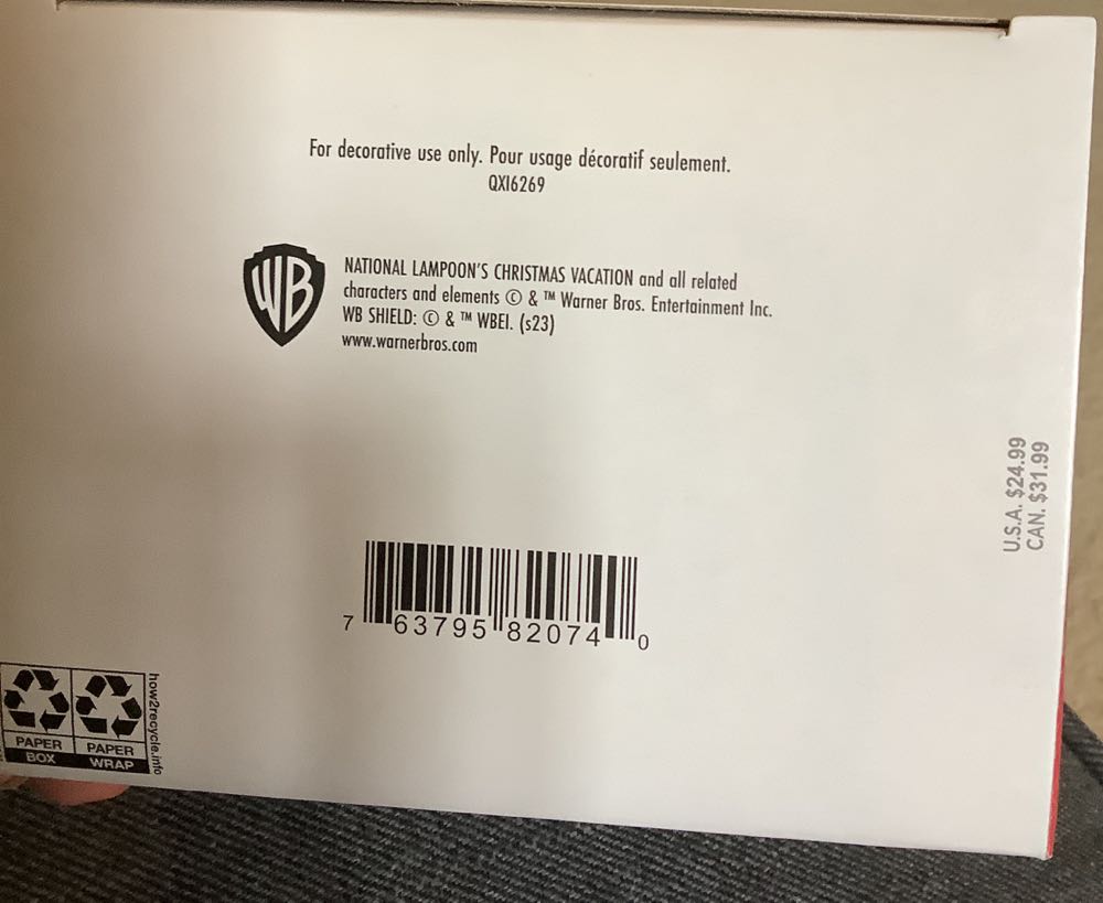 Don’t Try This At Home, Kids! - Trevor (National Lampoon’s Christmas Vacation) ornament collectible [Barcode 763795820740] - Main Image 4