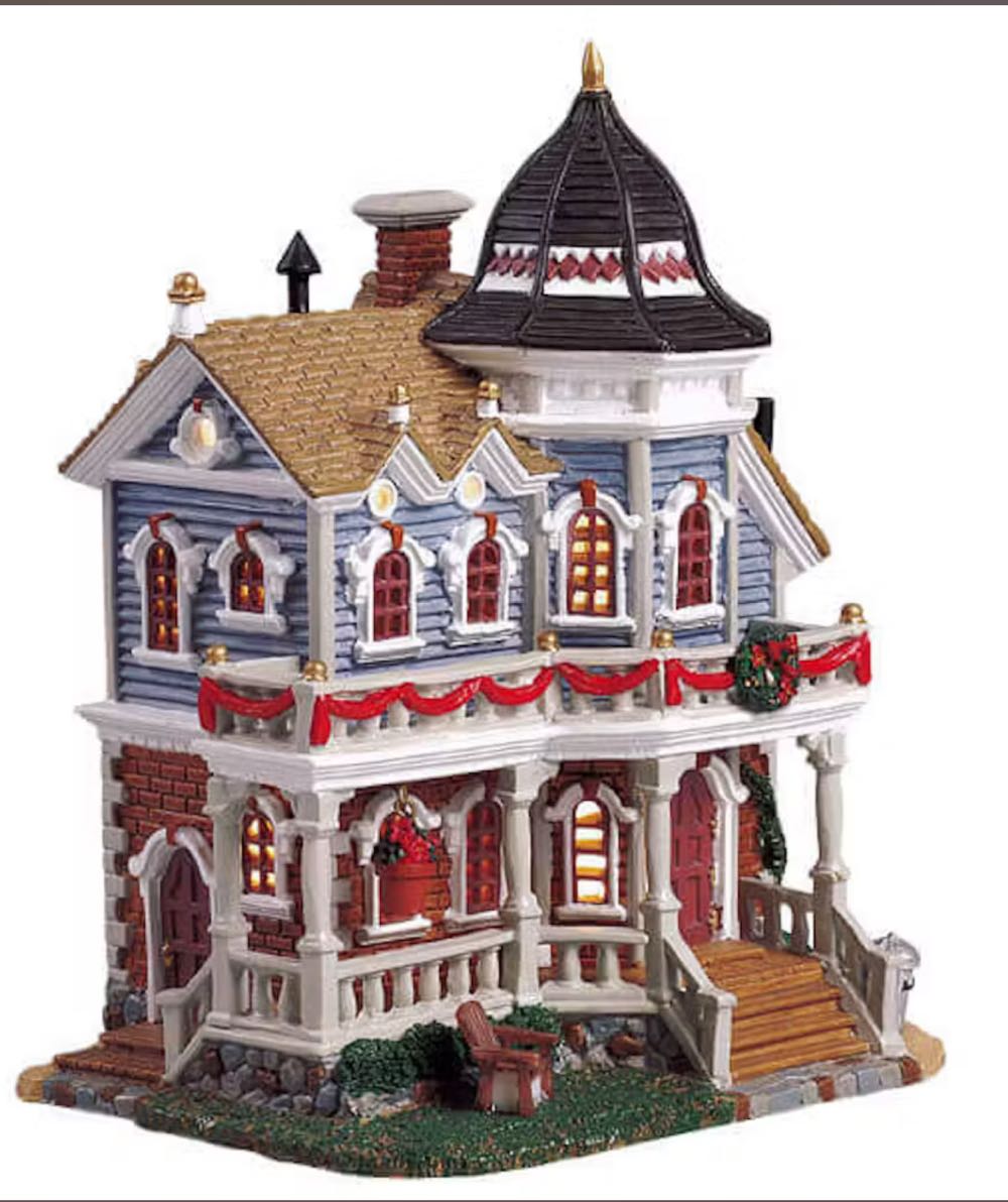 Wilson Residence #55207 - Caddington (Lighted Building) ornament collectible [Barcode 728162552075] - Main Image 2