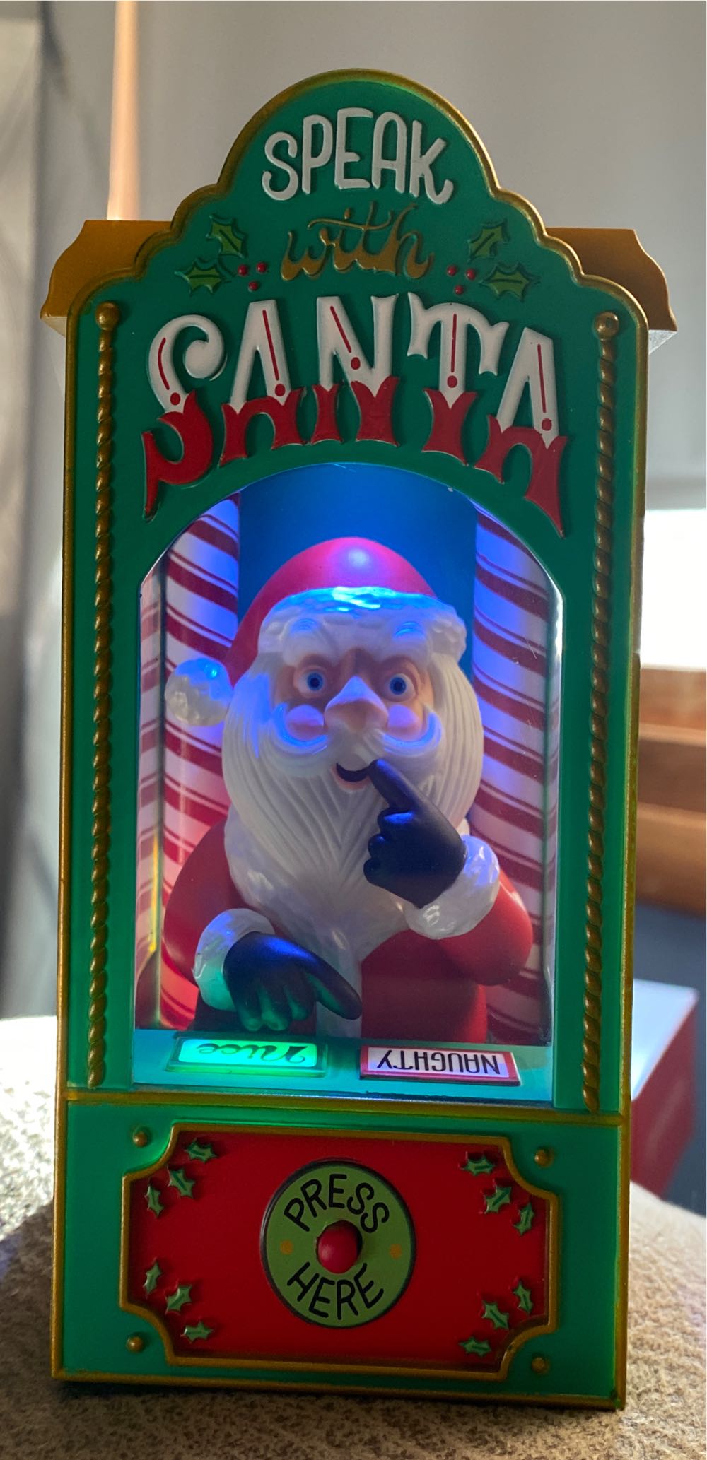 Naughty & Nice Arcade - Naughty Or Nice (Santa) ornament collectible [Barcode 763795814220] - Main Image 2