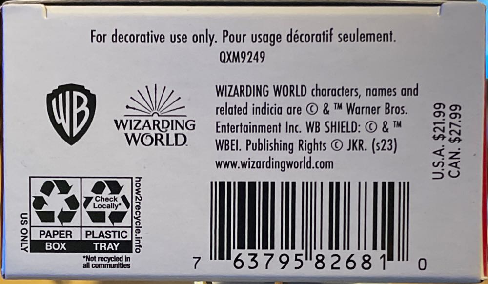 Harry Potter:  The Wizarding World Harry Potter - Harry Potter (Miniature) ornament collectible [Barcode 763795826810] - Main Image 3