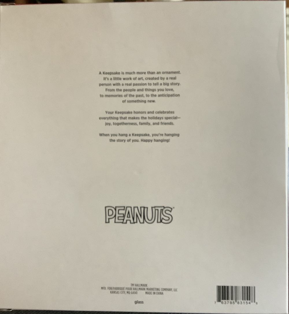 Snoopy Ornament Set (Peanuts Gang / Glass) - The Peanuts Gang (Peanuts) ornament collectible [Barcode 763795831548] - Main Image 3