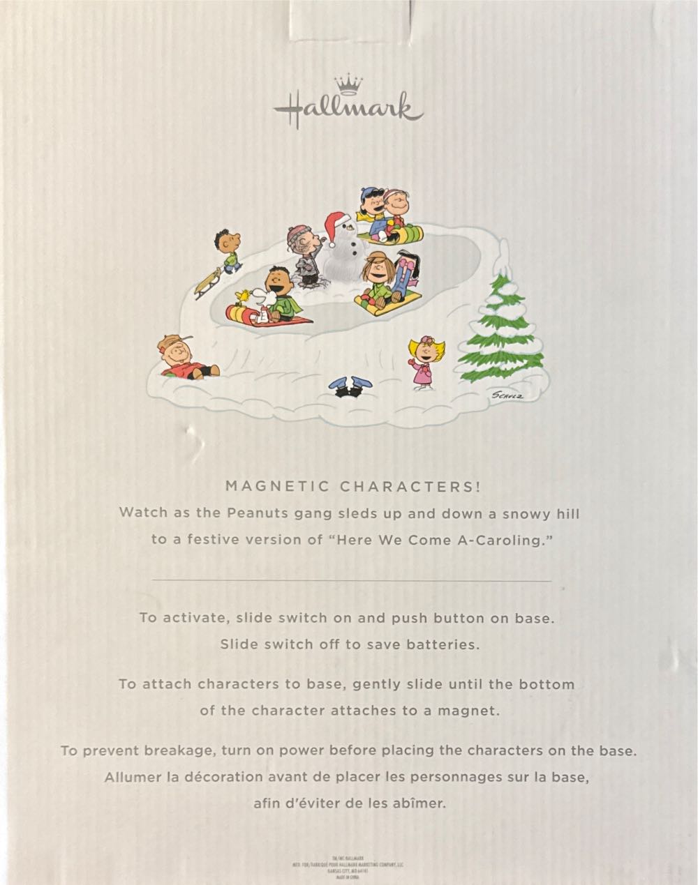 Peanuts Sledding Tabletop Figurine - The Peanuts Gang ornament collectible [Barcode 661127007756] - Main Image 3