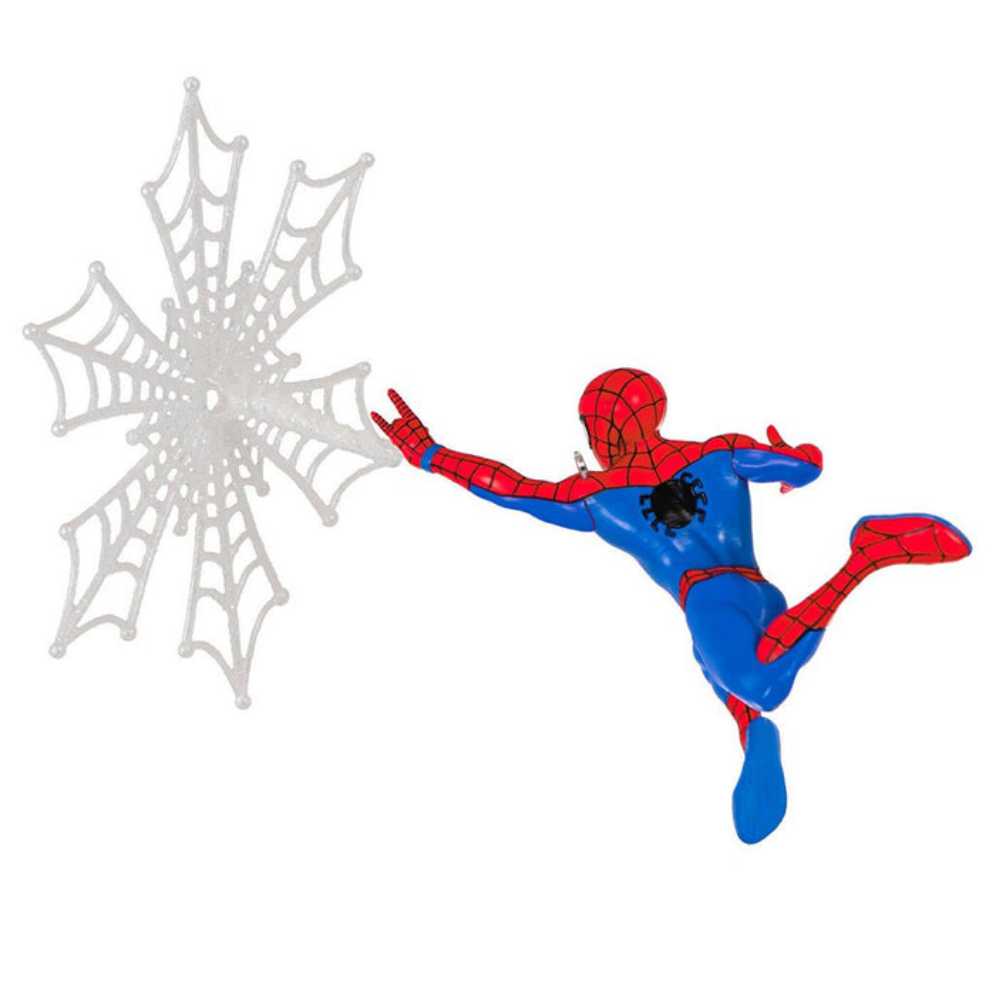 Spidey Spins a Snowflake - Spider-Man (Marvel Comics) ornament collectible [Barcode 763795826728] - Main Image 2