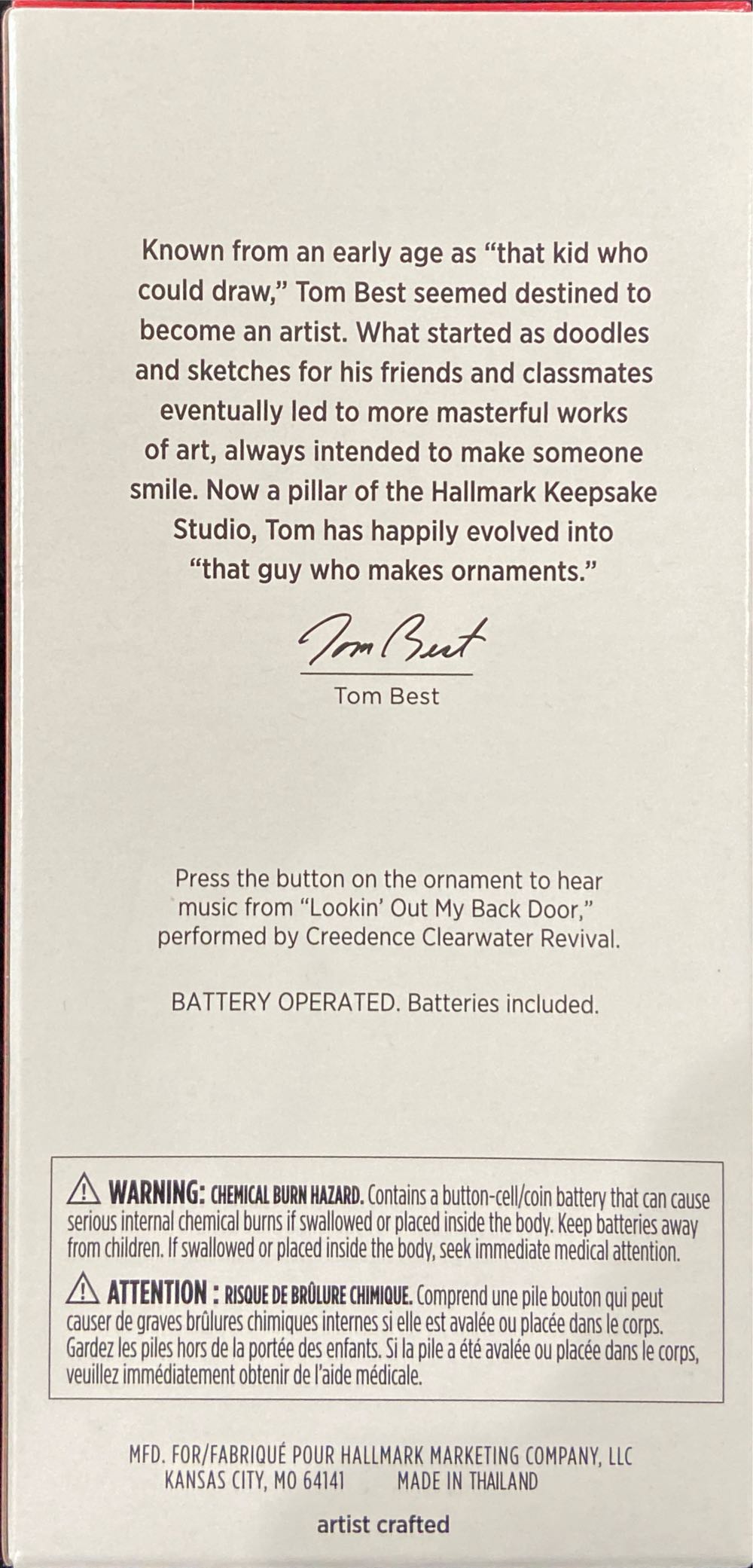 Lookin’ Out My Back Door - Guitars (Guitar) ornament collectible [Barcode 763795818662] - Main Image 2