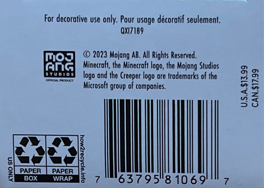 Bee Minecraft - Minecraft (Minecraft) ornament collectible [Barcode 763795810697] - Main Image 3