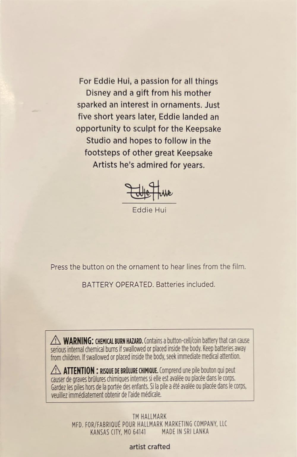 Sound The Alarms! - Tim Burton’s The Nightmare Before Christmas (Nightmare Before Christmas) ornament collectible [Barcode 763795829361] - Main Image 2