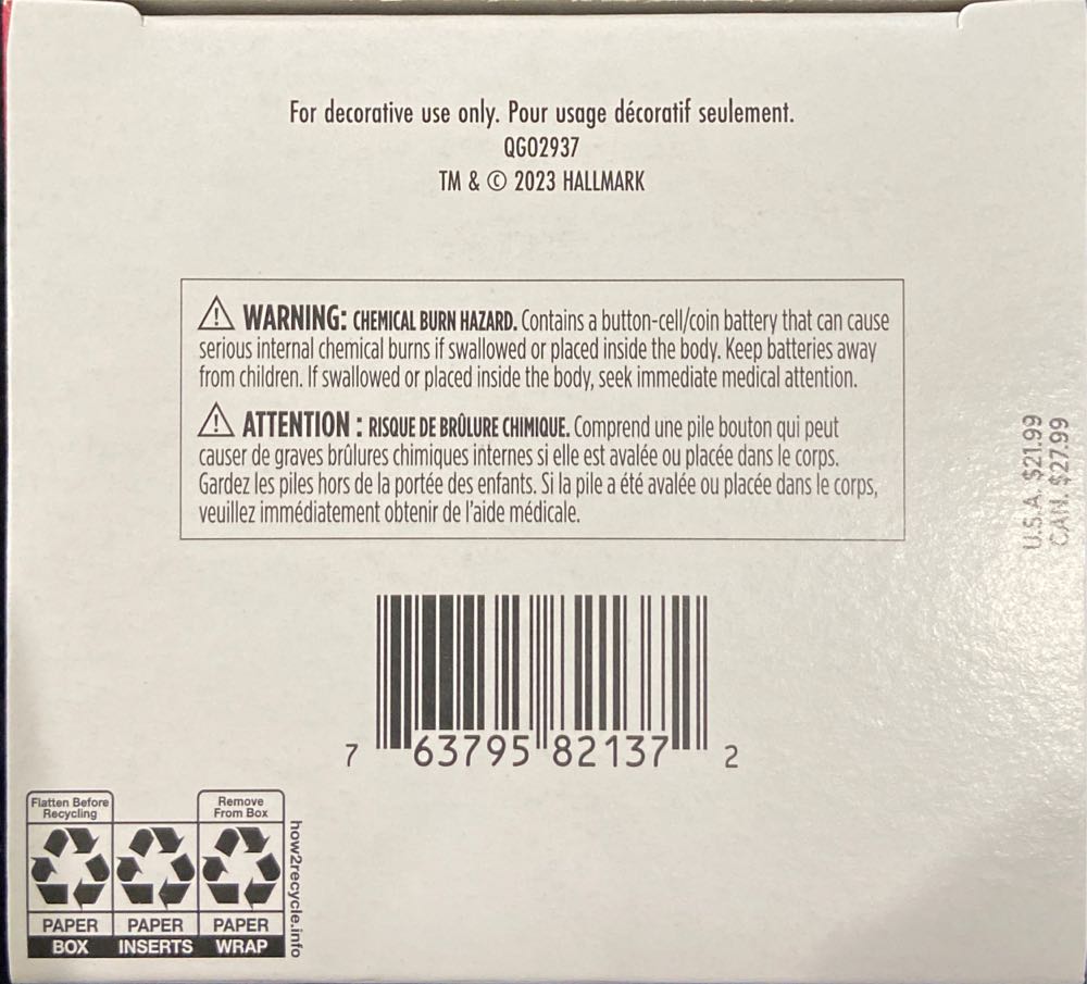 Festive Fiddler - Reindeer (Music ‘ Violin) ornament collectible [Barcode 763795821372] - Main Image 3