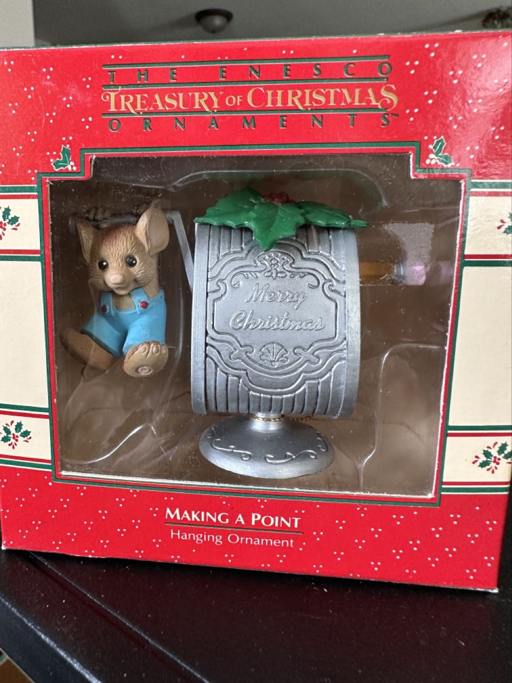 Lemax Christmas Village Glittering Pine Set Of 2 Med. 7 Inch #74257