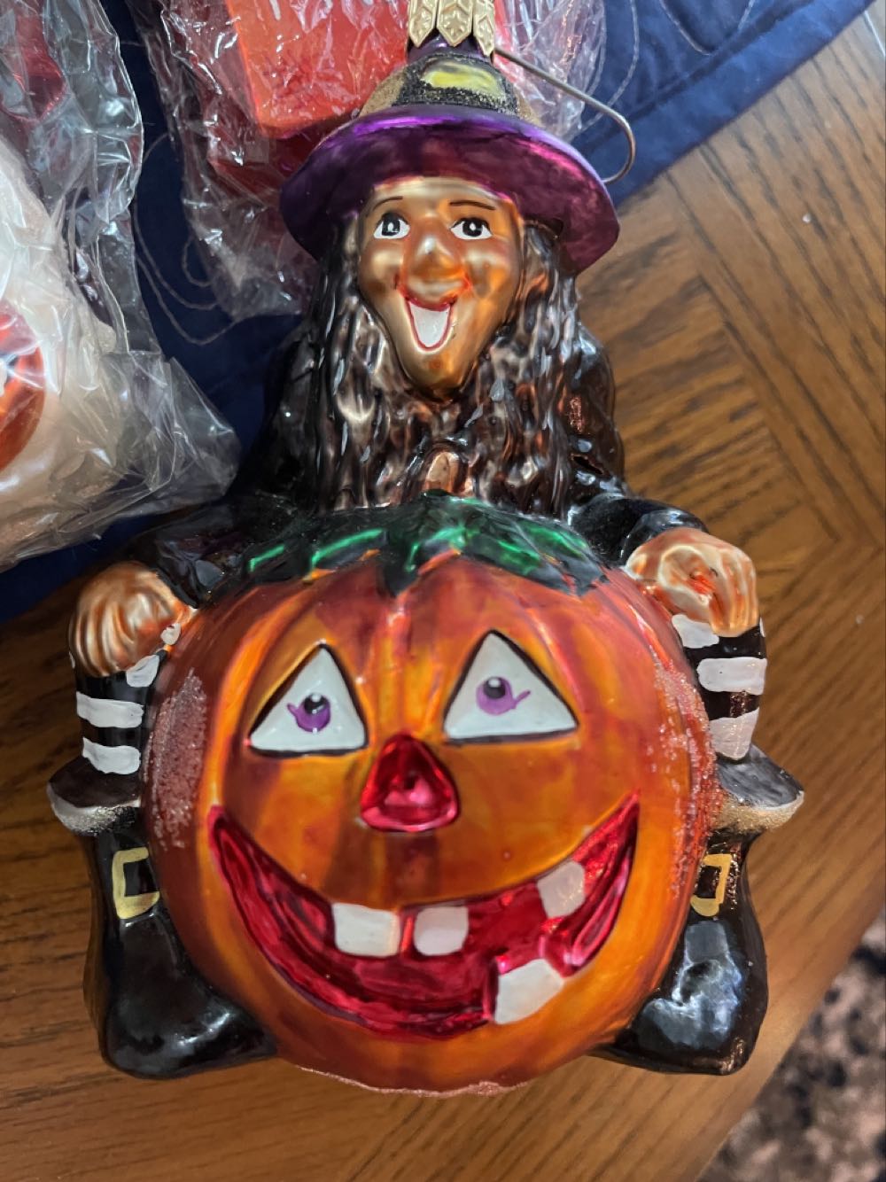 West Germany - D.B.G.M - Stripes & Swirls - Mica - Blue, White, Silver