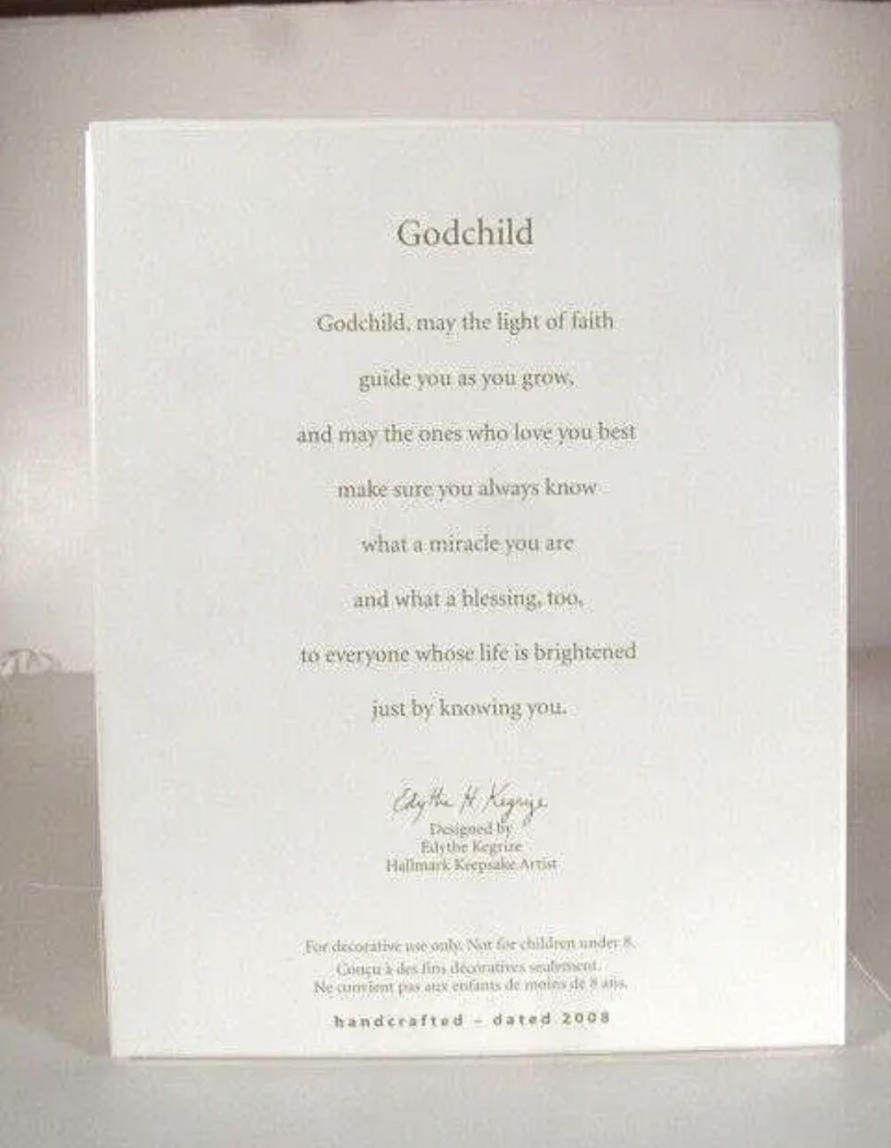 Godchild  (Family) ornament collectible - Main Image 2