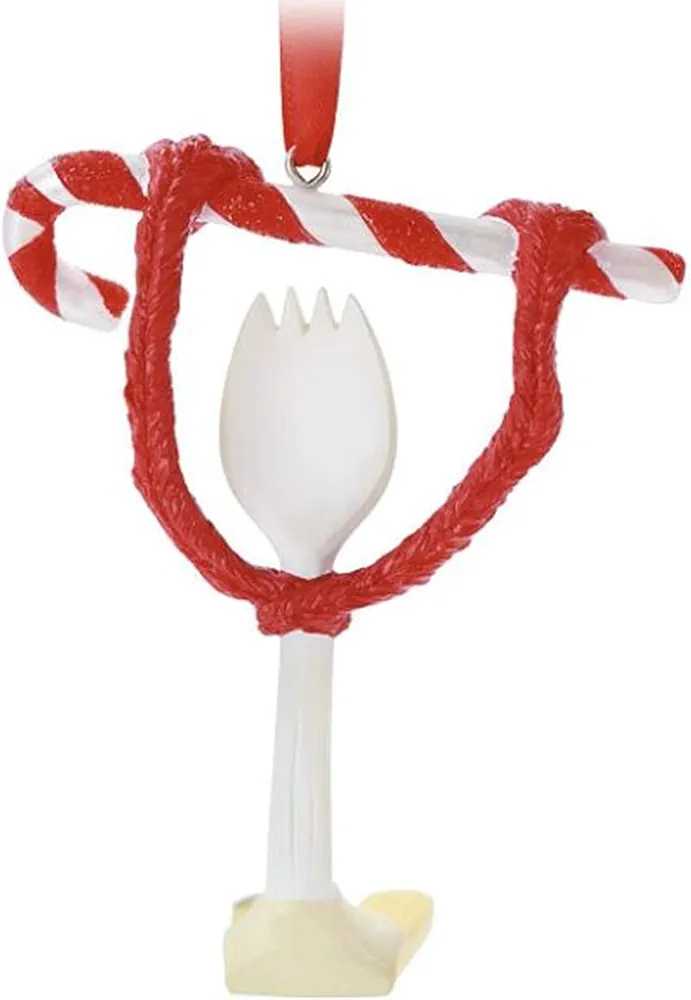 Toy Story - Forky with Candy Cane - Disney Pixar Toy Story (Disney Pixar Toy Story 4) ornament collectible [Barcode 465060109481] - Main Image 2