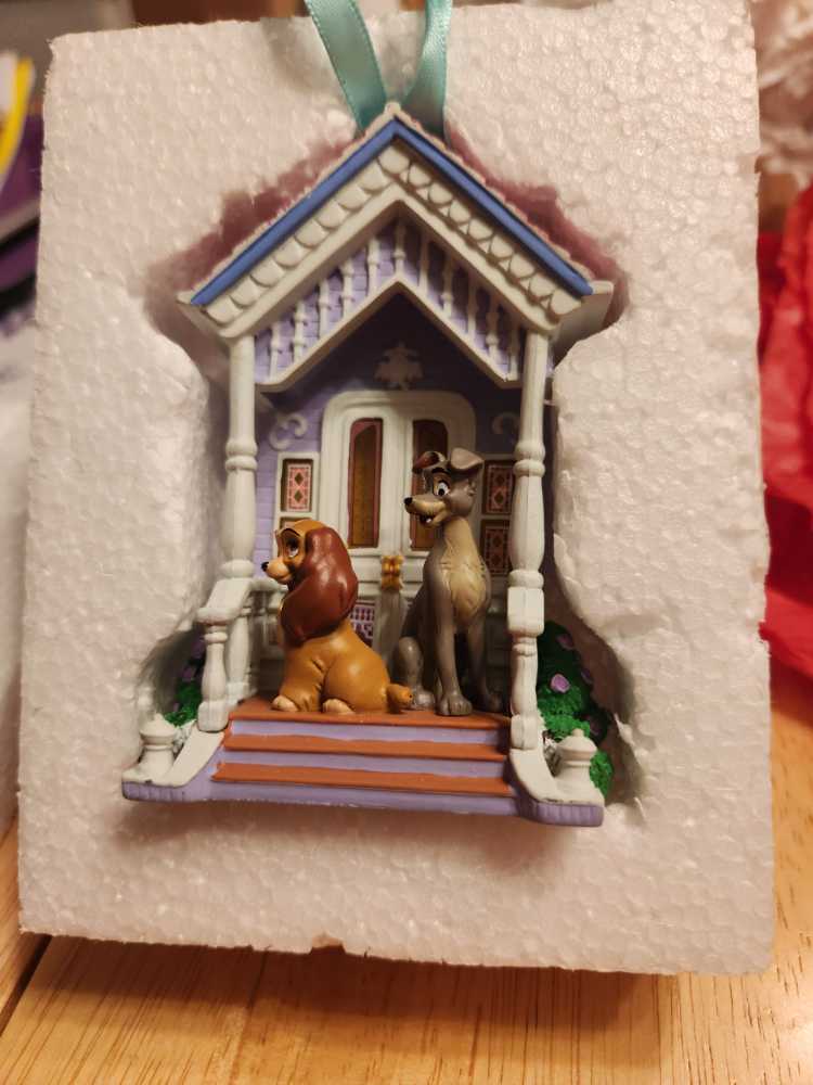 Sketchbook Lady and The Tramp Ornament - Disney Sketchbook (Disney) ornament collectible [Barcode 465064024261] - Main Image 3