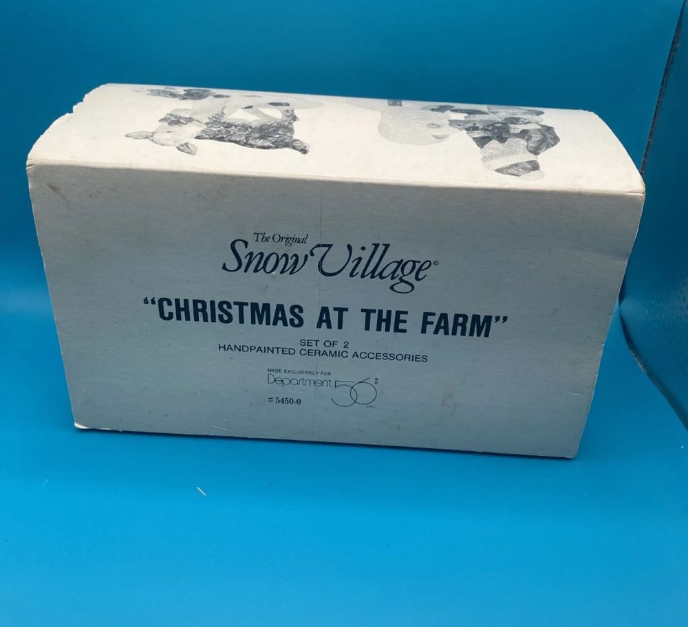 Christmas At The Farm - Original Snow Village - Accessory (The Original Snow Village) ornament collectible - Main Image 3