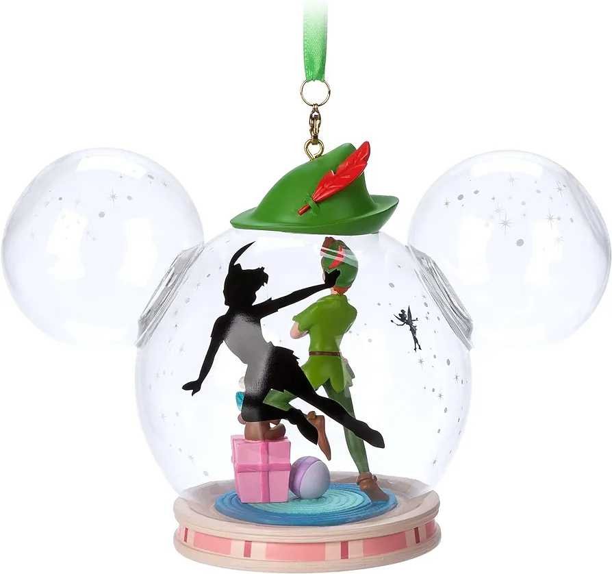 Peter Pan - Peter Pan Glass Mickey Head Dome - Disney Peter Pan (Mickey Icon Dome) ornament collectible [Barcode 465062723722] - Main Image 2