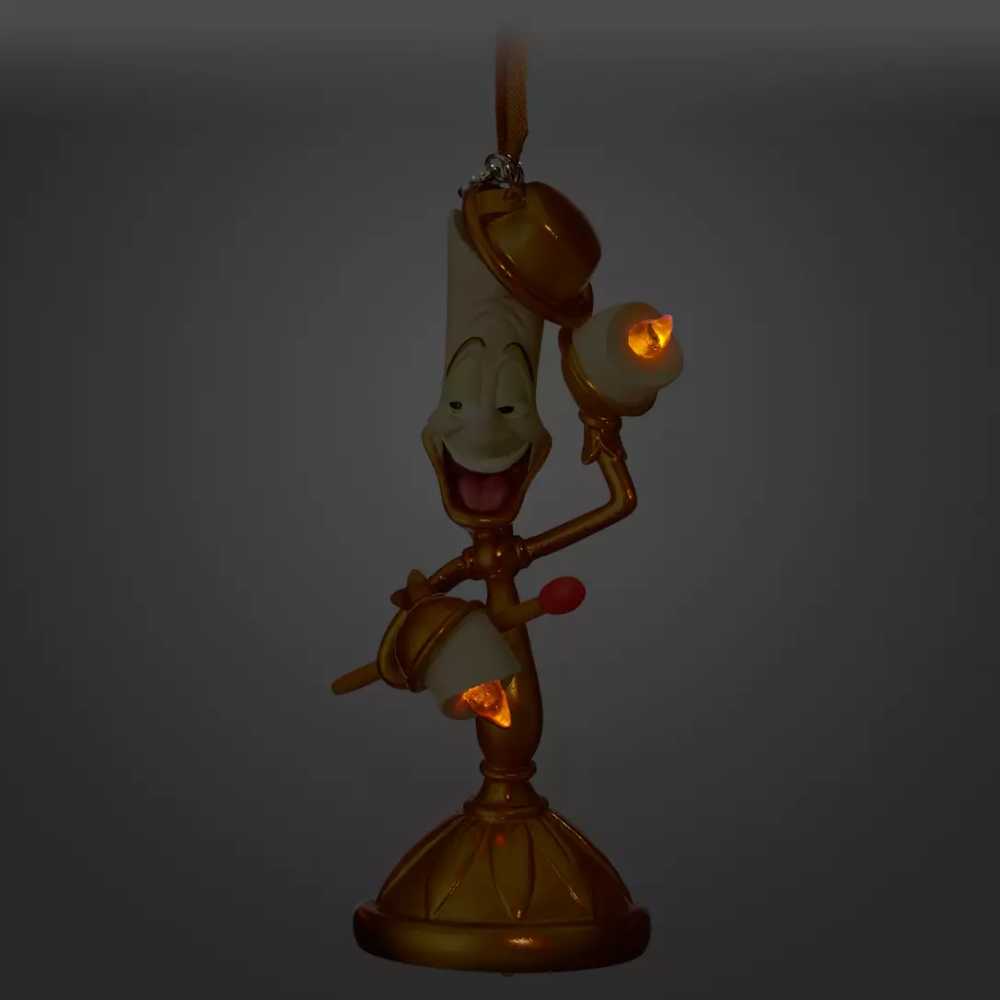 Lumiere Light-up Sketchbook Ornament Beauty And The Beast - Disney Store (Beauty and the Beast) ornament collectible [Barcode 465068301498] - Main Image 2