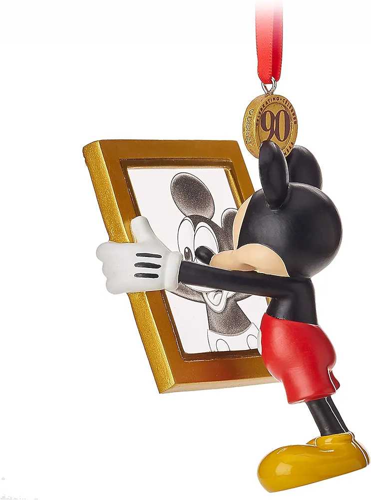 Mickey Mouse Legacy 90th Anniversary Sketchbook Ornament - Disney Legacy Sketchbook (Mickey Mouse) ornament collectible [Barcode 465068436886] - Main Image 2