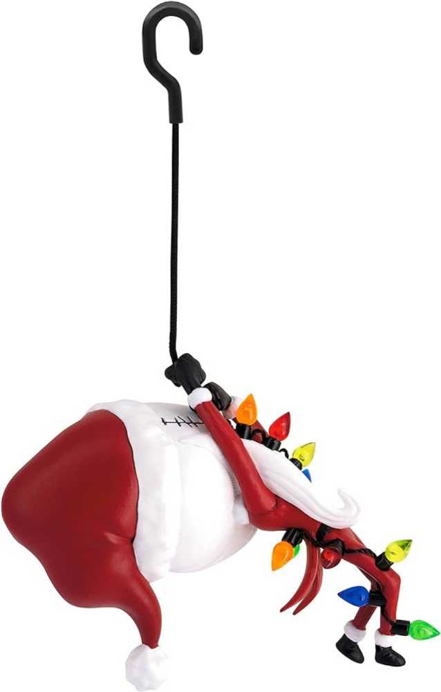 Swinging Jack Skellington - Nightmare Before Christmas (Disney Tim Burton’s The Nightmare Before Christmas) ornament collectible [Barcode 763795840243] - Main Image 2