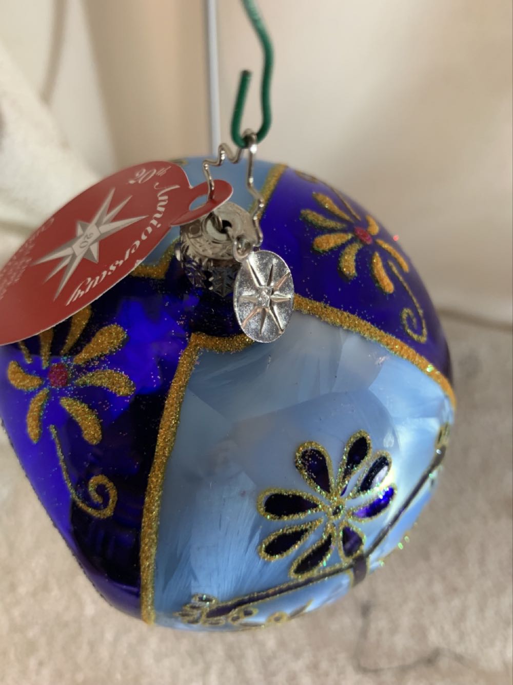 St Basil’s Baubles, Blue - 20th Anniversary Edition (Christmas Tree Ornament) ornament collectible - Main Image 3
