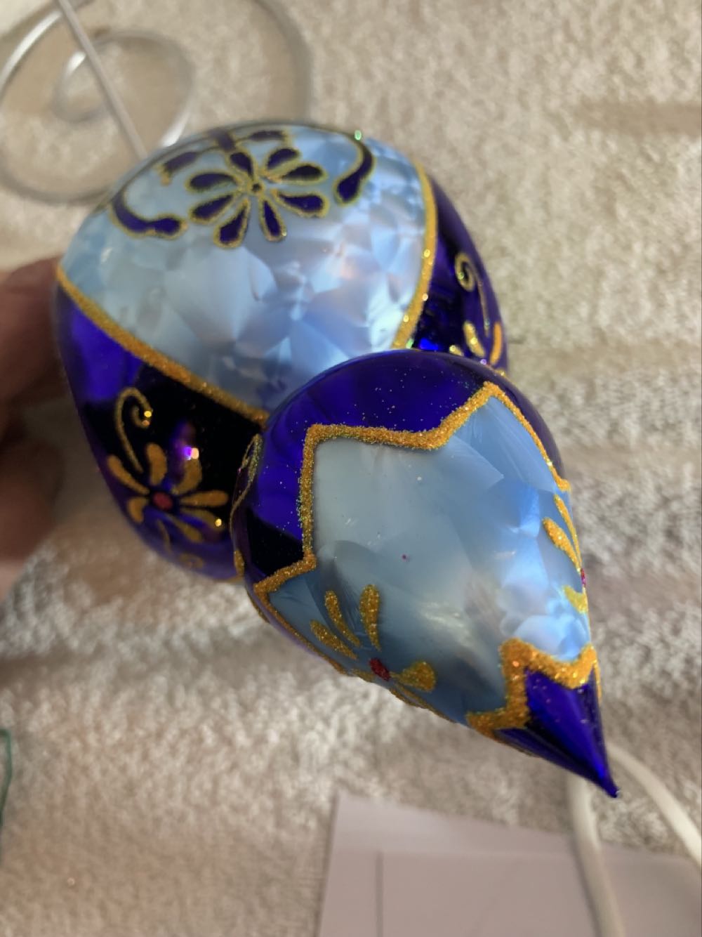 St Basil’s Baubles, Blue - 20th Anniversary Edition (Christmas Tree Ornament) ornament collectible - Main Image 4
