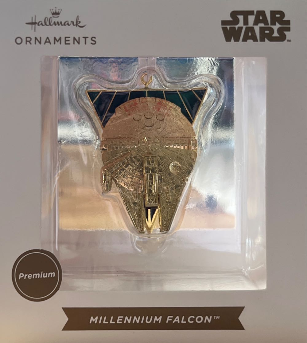 SW - Millennium Falcon Gold  ornament collectible [Barcode 9300728002012] - Main Image 1