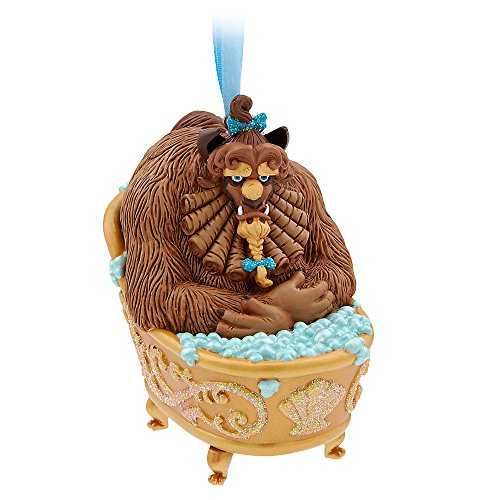 The Beast in Tub Sketchbook Ornament - Disney Sketchbook (Beauty and the Beast) ornament collectible [Barcode 465065844233] - Main Image 1