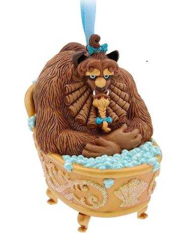 The Beast in Tub Sketchbook Ornament - Disney Sketchbook (Beauty and the Beast) ornament collectible [Barcode 465065844233] - Main Image 2