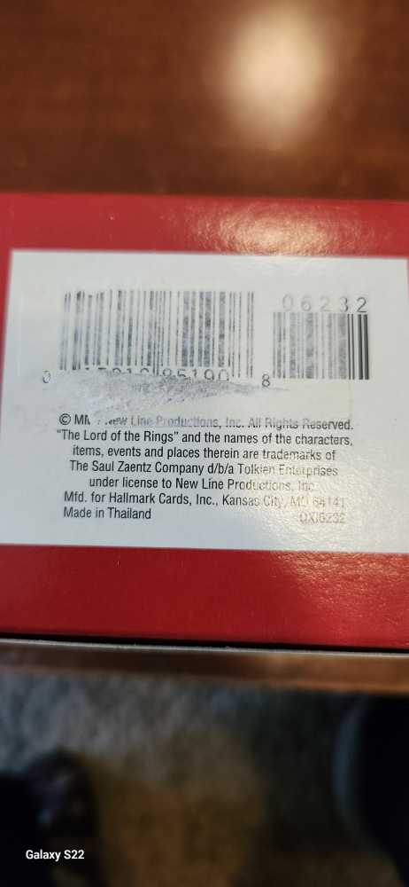 Hallmark Gandalf the Grey The Lord of the Rings Keepsake Ornament - Lord Of The Rings (Lord Of The Rings) ornament collectible [Barcode 0015012851908] - Main Image 3