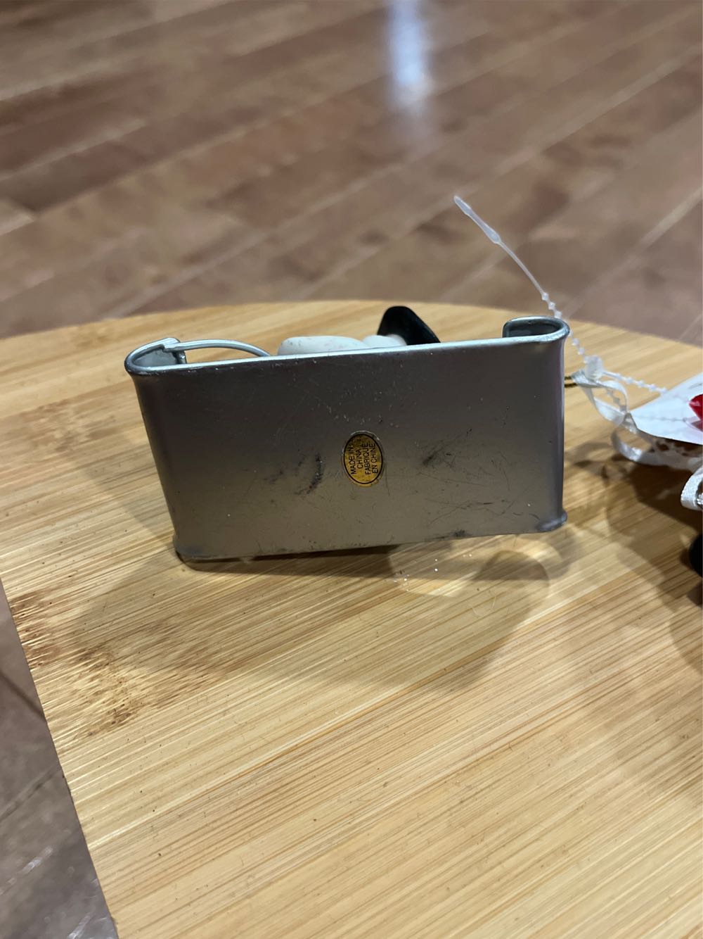 Snowman On Metal Sleigh  (Snowmen) ornament collectible - Main Image 4