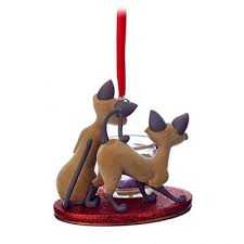 Si Am Siamese Cats Sketchbook Ornament  - Disney Sketchbook (Lady and the Tramp) ornament collectible - Main Image 2