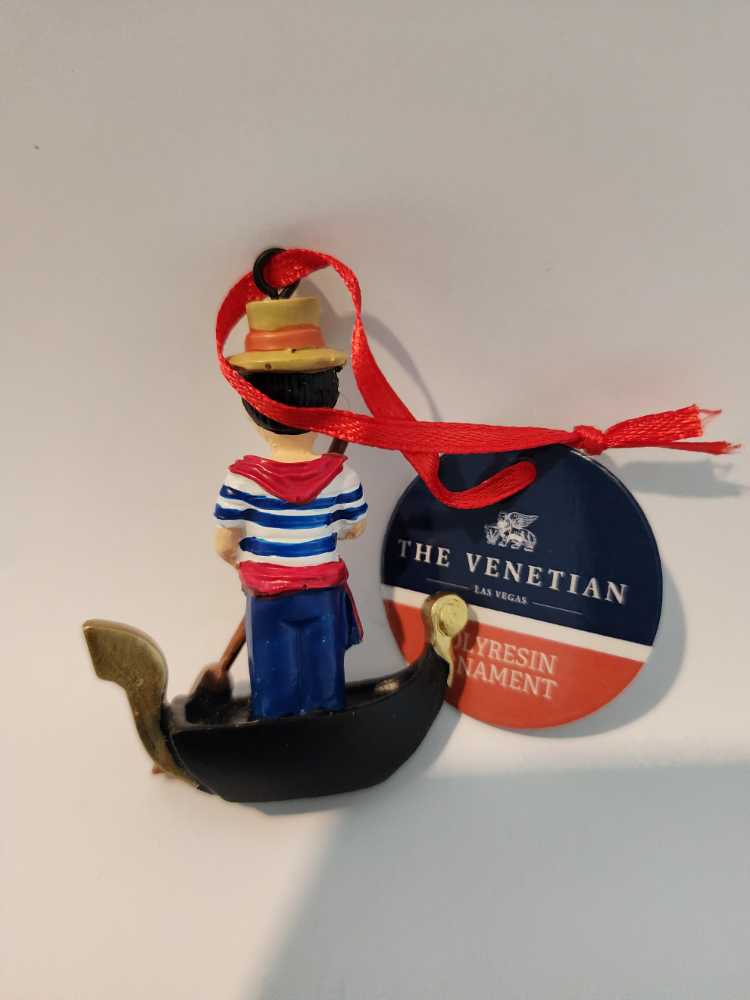 LV The Venetian Gondola - Las Vegas Hotels and Casinos (The Venetian Las Vegas) ornament collectible [Barcode 077055500151] - Main Image 2