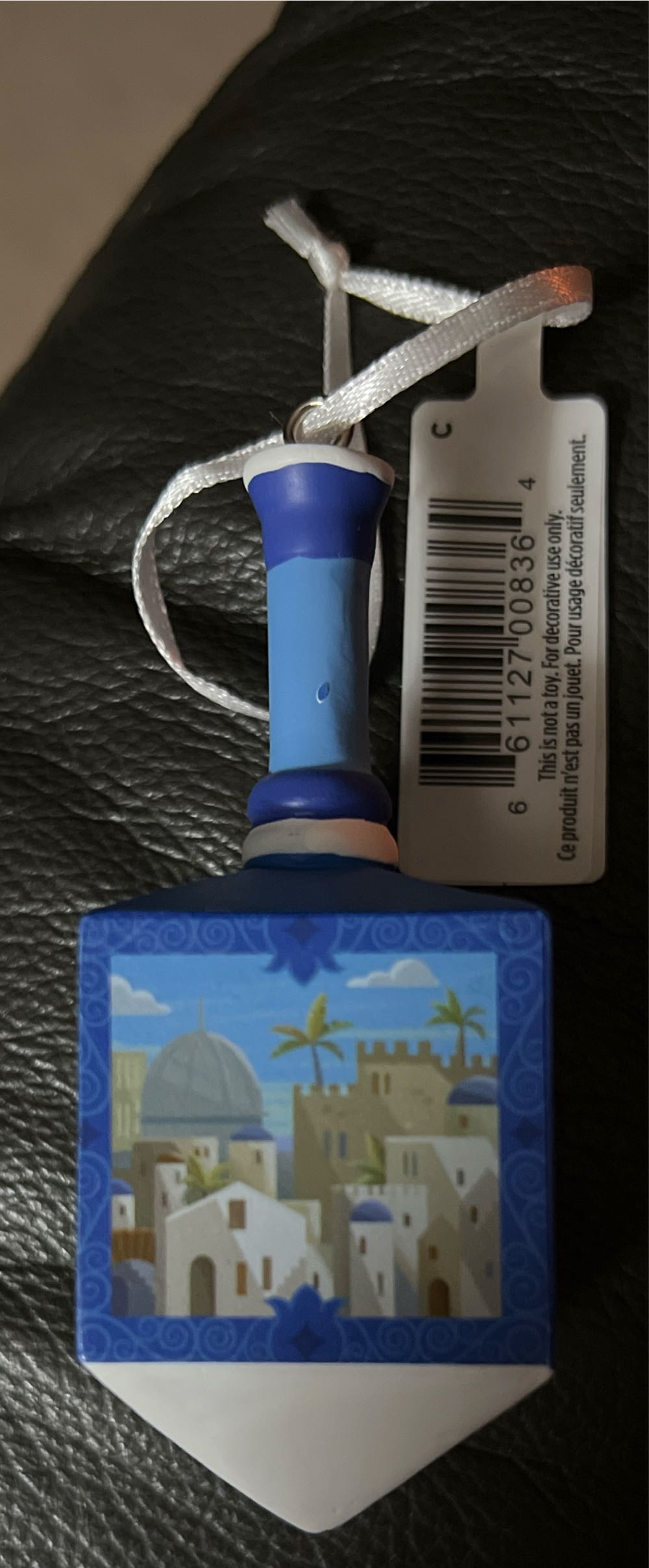 Dreidel - Hanukkah (Hanukkah) ornament collectible [Barcode 661127008364] - Main Image 2