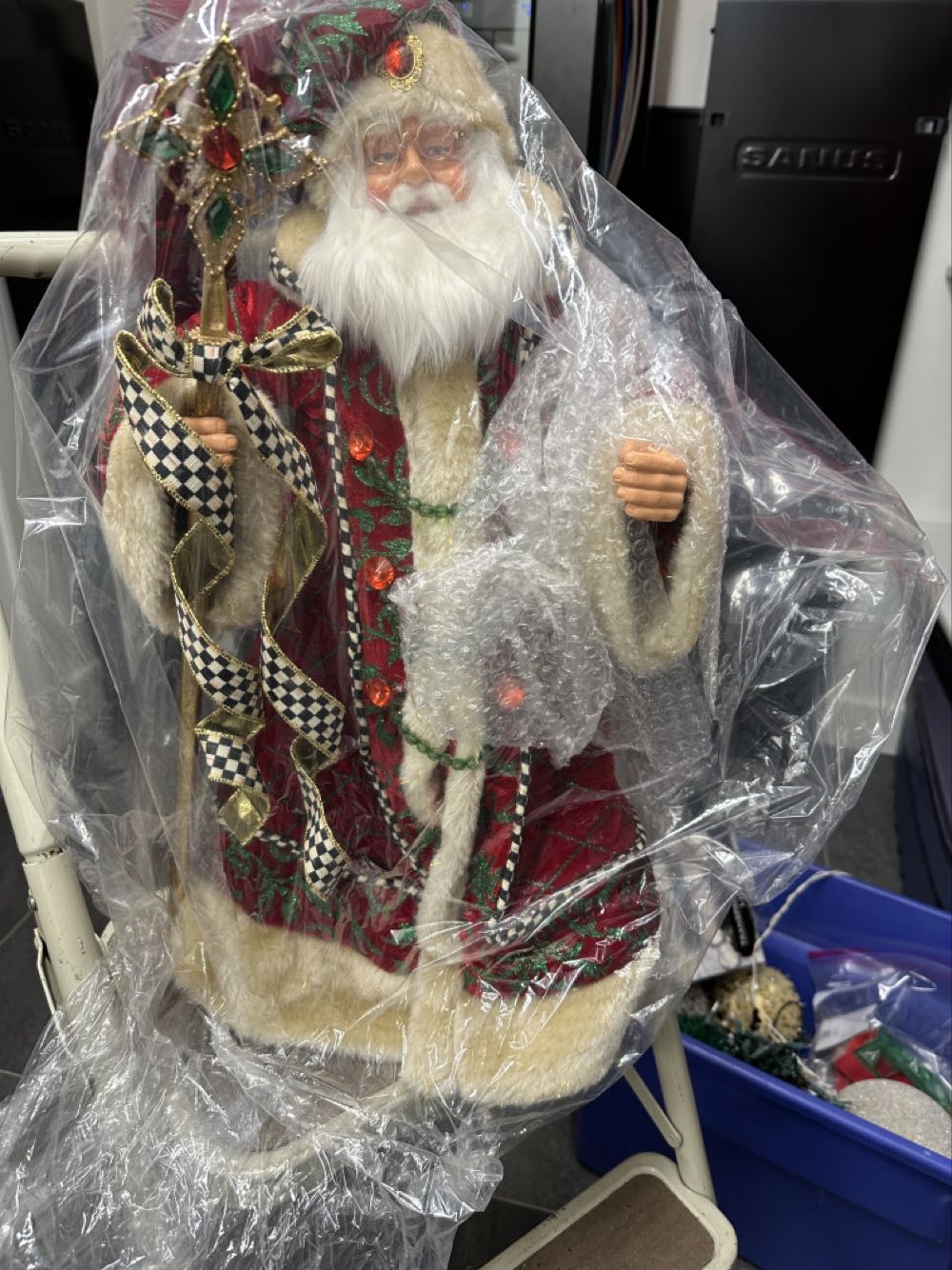 Shiny Brite - Round - Frosted - Star - Double Reflector