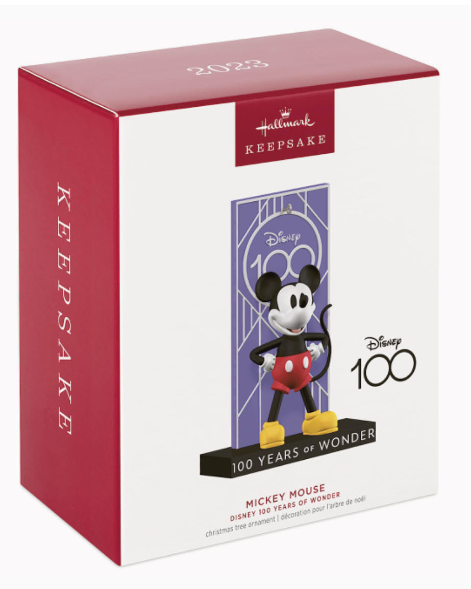 Mickey Mouse 100 Years Of Wonder - Mickey Mouse (Mickey & Friends) ornament collectible [Barcode 763795826568] - Main Image 3