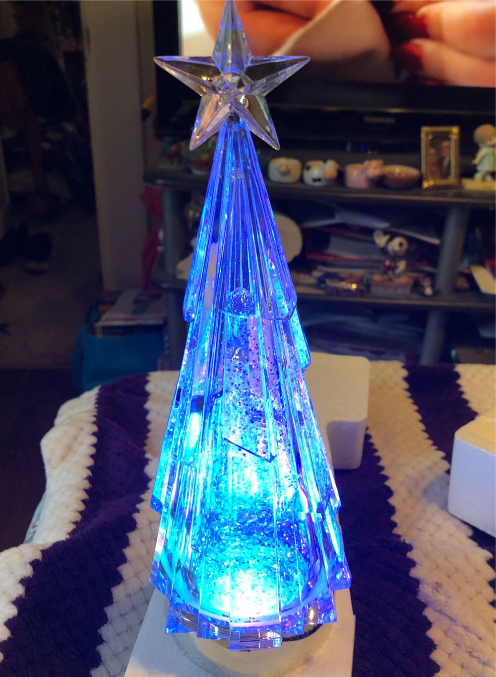 Sparkling Light Up Tree  ornament collectible [Barcode 888761465586] - Main Image 2