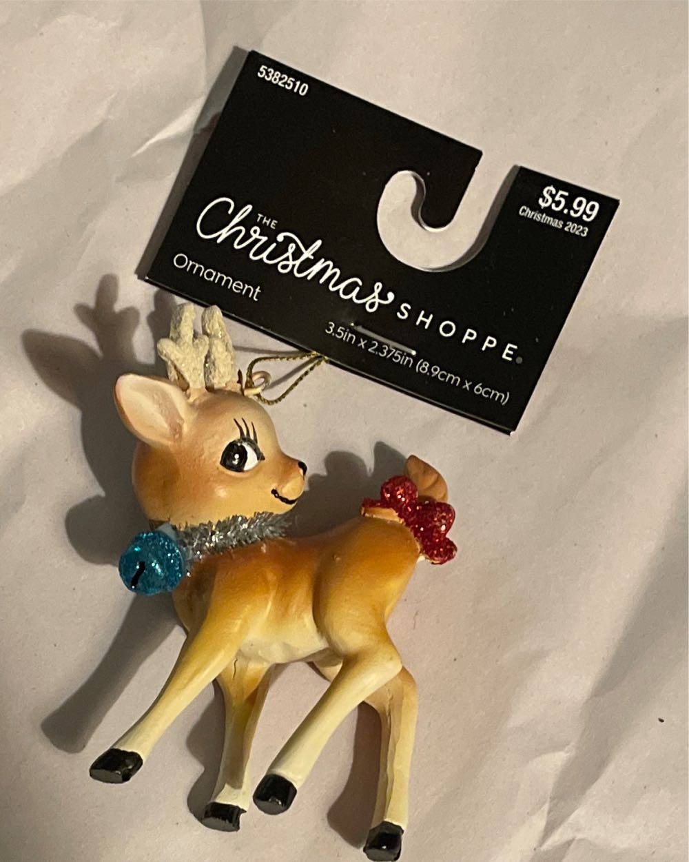 Reindeer Christmas Shoppe  (Reindeer) ornament collectible - Main Image 2