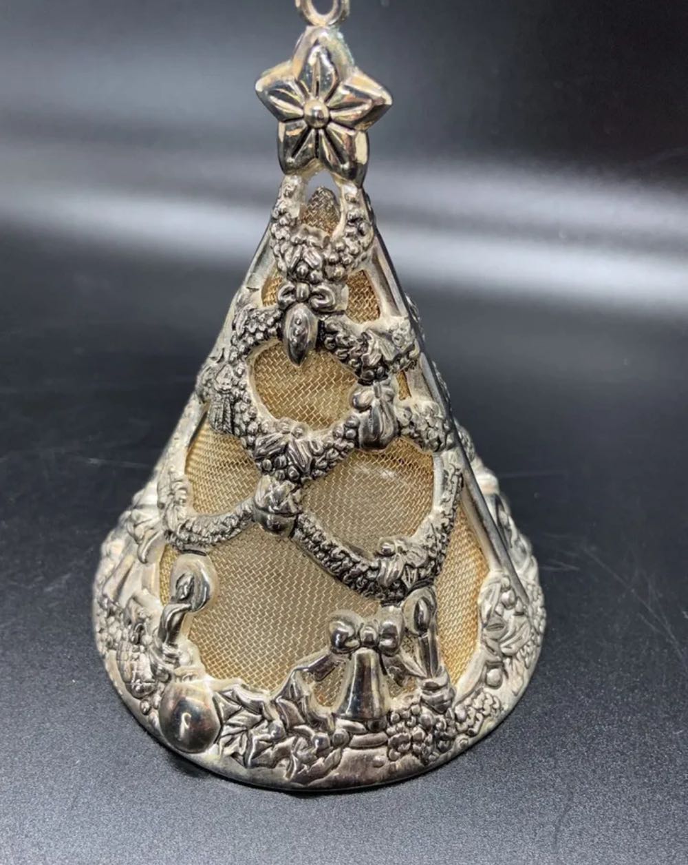 Holiday Tradition Tree - Silver Plated Mesh Ornaments ornament collectible - Main Image 1