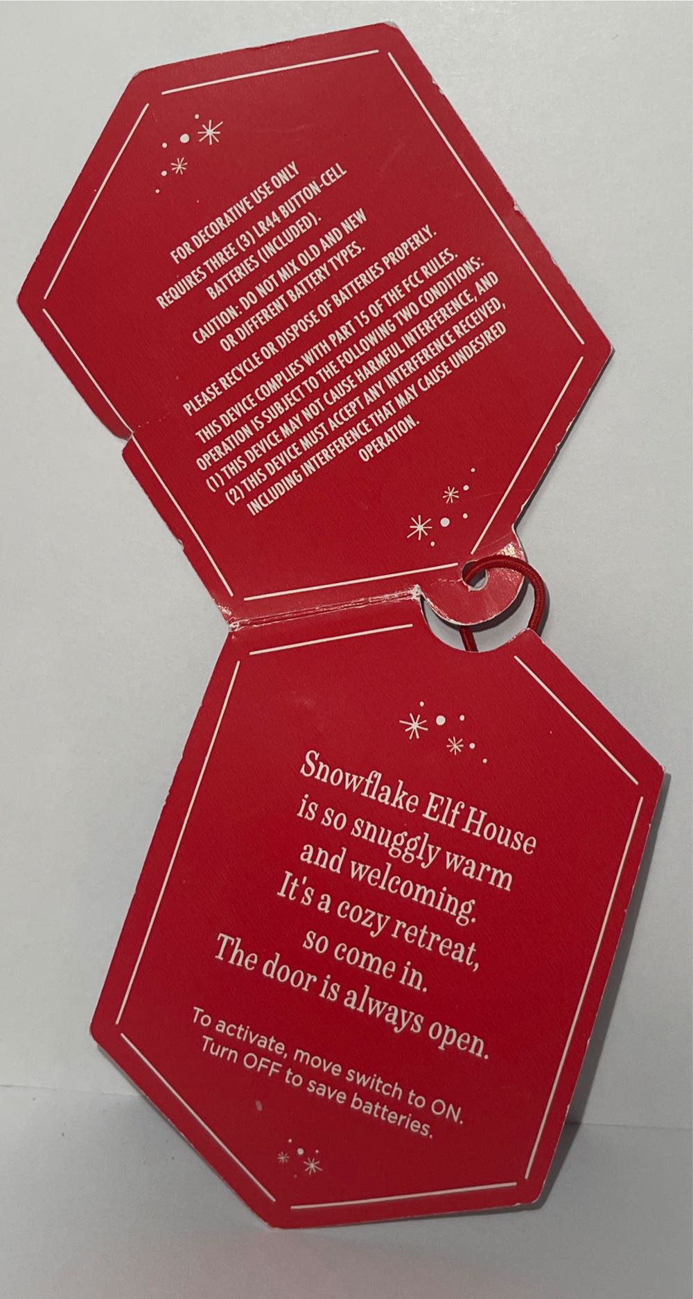 Glow Road Snowflake Elf House - Glow Road (Northpole) ornament collectible - Main Image 3