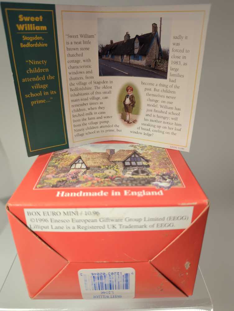 Sweet William - Lilliput Lane (Lilliput Lane) ornament collectible [Barcode 712203020463] - Main Image 4