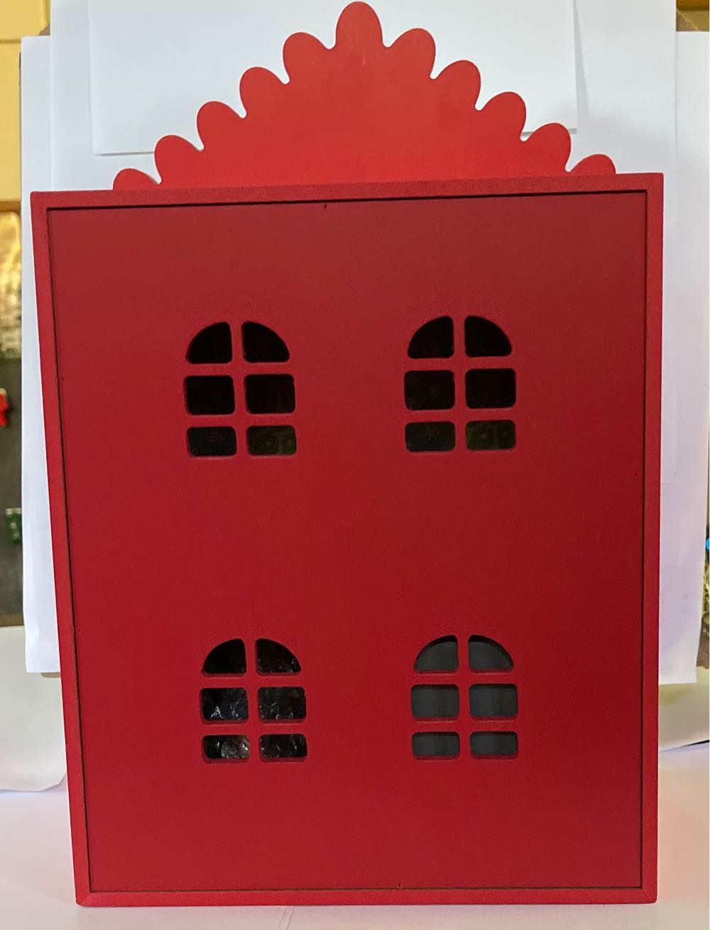 Set Wondershop Target 9pc Wood Gingerbread House Figurine Set Wondershop™ Brown Target Exclusive Christmas New  (Gingerbread) ornament collectible [Barcode 196761744168] - Main Image 4